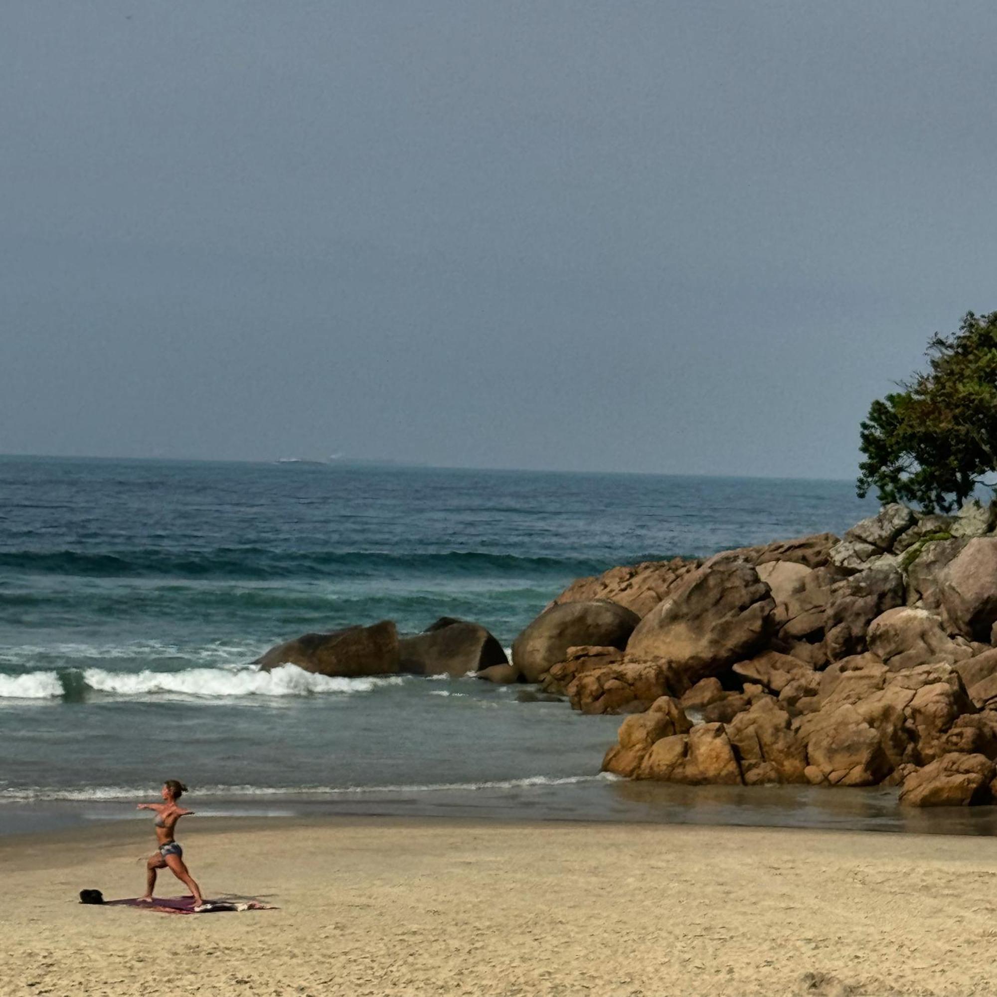 Tombo Beach Yoga E Bem-Estar Guarujá Kültér fotó